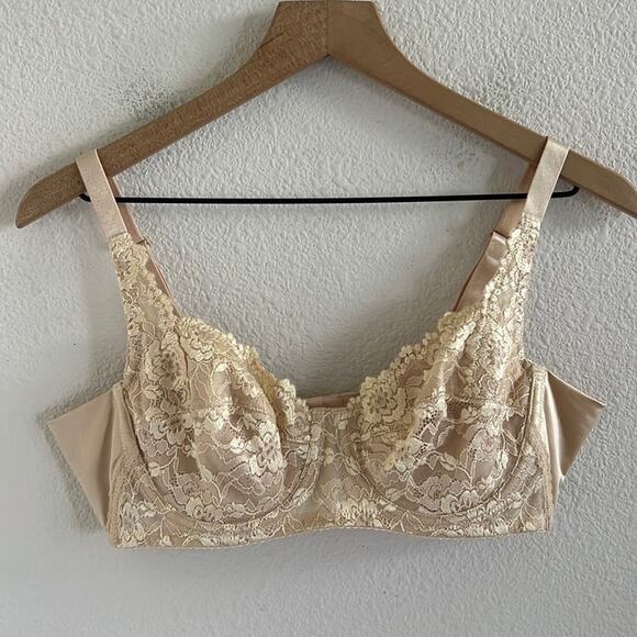 Wacoal BRB262 Lace Underwired Bra Cream Neutral  C85 - Picture 1 of 5